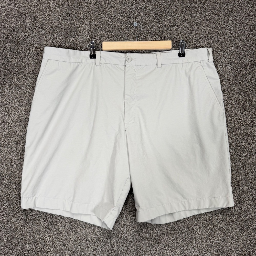Vineyard Vines OTG Shorts Mens 44B/10 Big Beige Cotton Stretch On-The-Go Chino